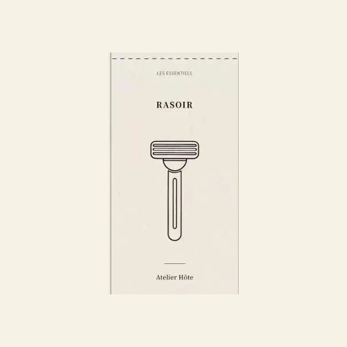  Rasoir Atelier Hôte pour salle de bain d’hôtel